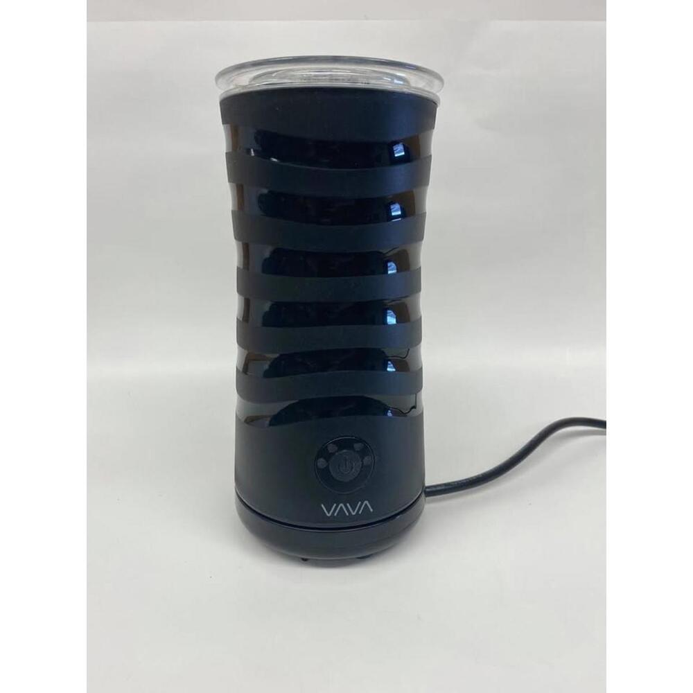 VAVA Electric Milk Frother with Detachable Base - Black New Tested in Open Box